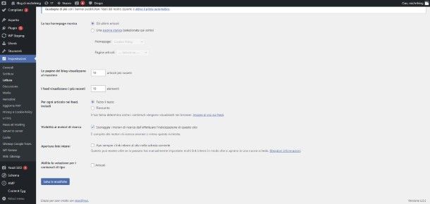 Indicizzazione sito WordPress