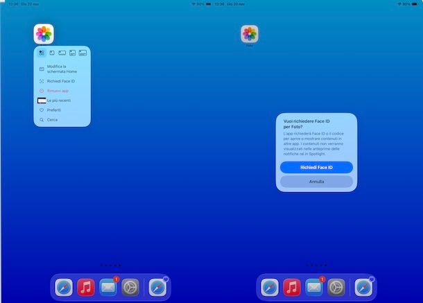 App Foto con password