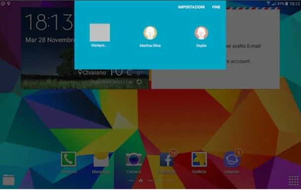 Come riavviare Samsung con cambio utente