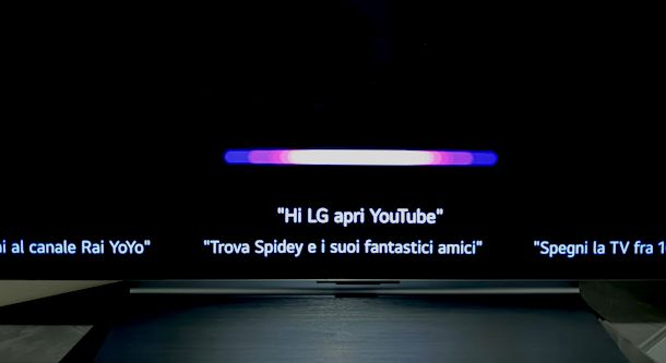 Accendere TV LG senza telecomando comandi vocali
