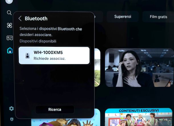 Collegare cuffie Bluetooth alla TV Samsung