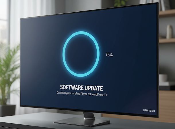 Smart TV Samsung aggiornamento