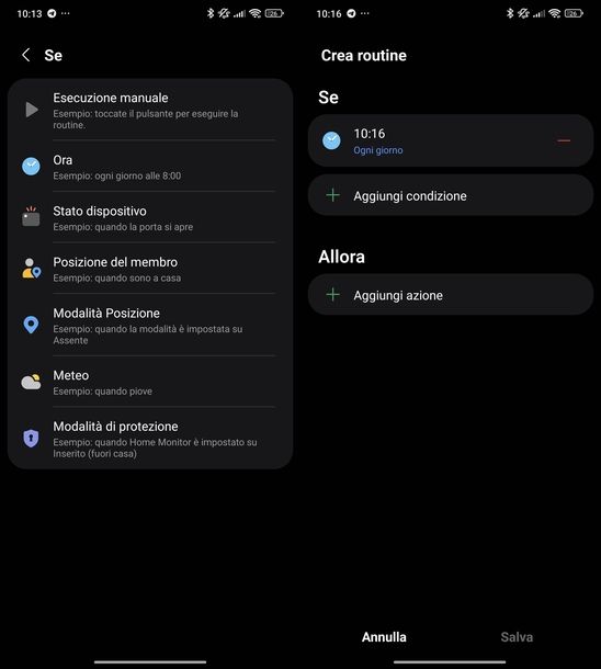 Mettere timer accensione Smart TV Samsung app SmartThings