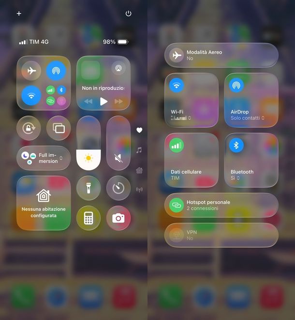 come vedere numero di dispositivi connessi hotspot iPhone