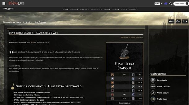 Migliori armi Dark Souls