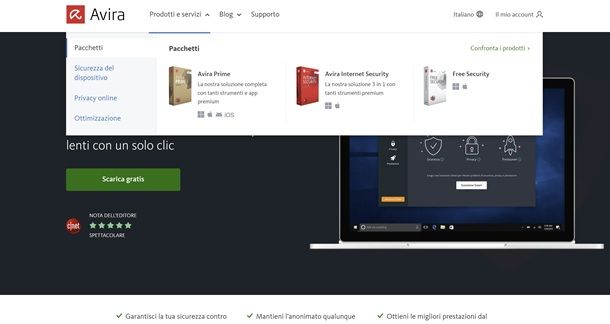 Come scaricare Avira gratis