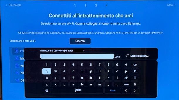 Connessione a Internet Smart TV Samsung
