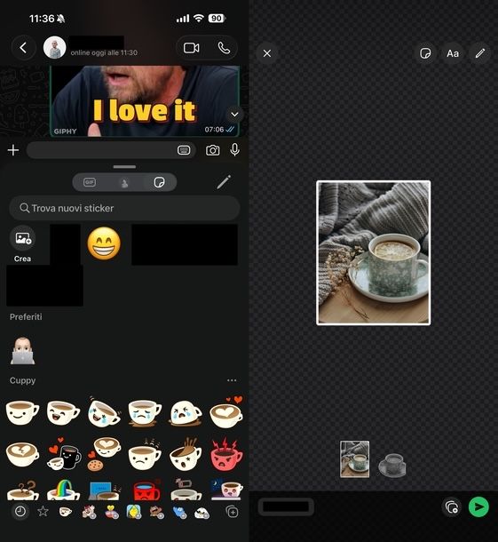 Creare sticker per WhatsApp iOS