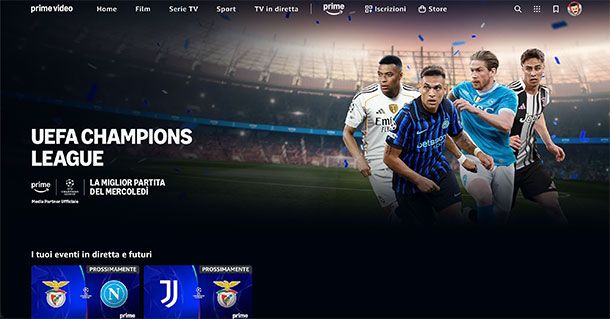 Amazon Prime Video: Champions League
