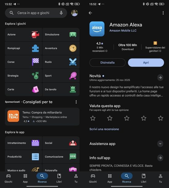 Scaricare Amazon Alexa Android