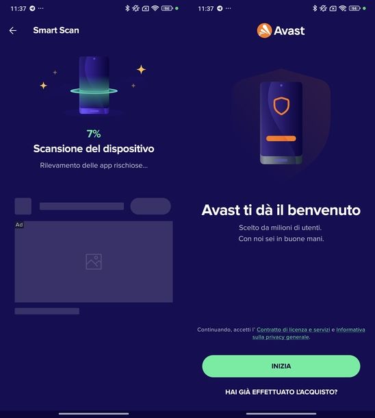 Scaricare Avast antivirus gratis Android