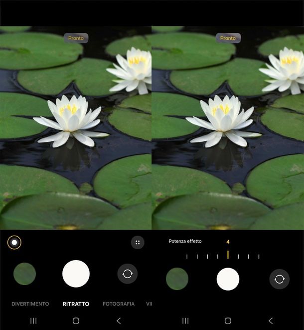 Come sfocare sfondo foto su Samsung