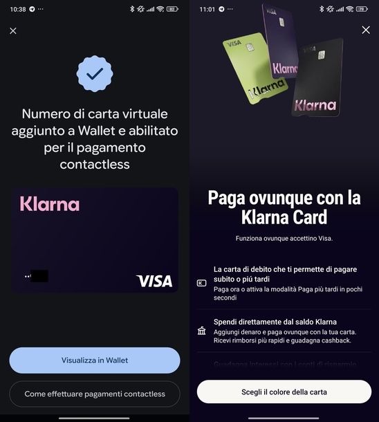 Attivare Carta Klarna