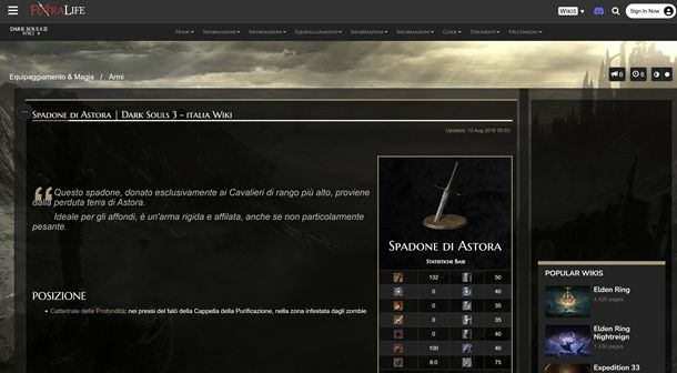 Migliori armi Dark Souls