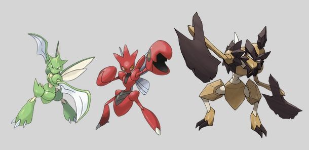 Evoluzioni Scyther altri capitoli