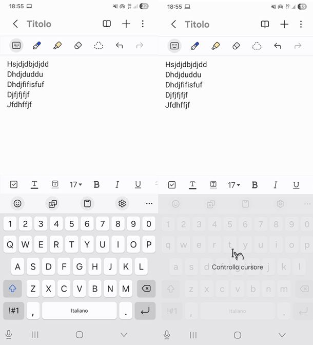 androido-testo-tastiera