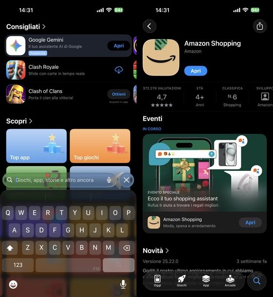 Scaricare app Amazon iOS