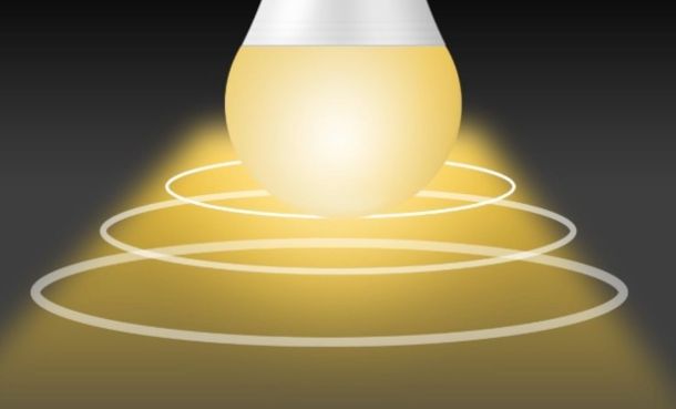 lampadina con sensore di movimento