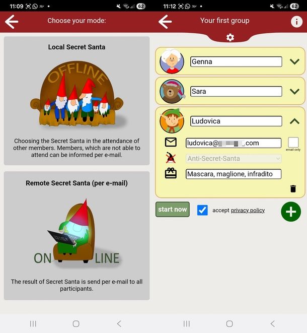 Altre app per Babbo Natale segreto