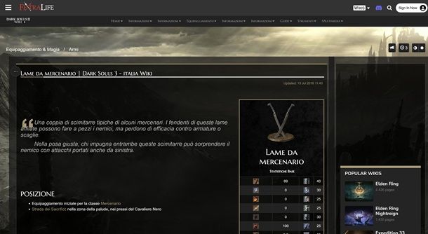 Migliori armi Dark Souls