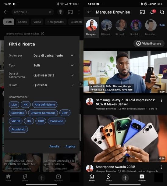 Mettere hype YouTube Android