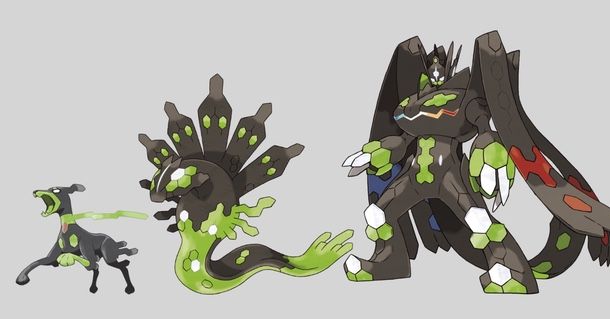 Tre forme Zygarde
