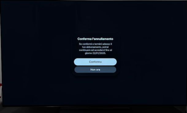 Disdire Apple TV da Smart TV LG