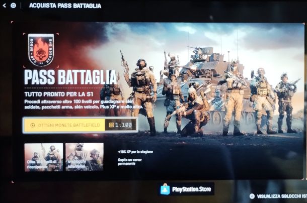 schermata pass battaglia battlefield 6