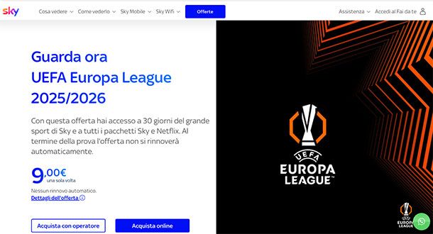 Come vedere Milan-Inter: Europa e Conference League