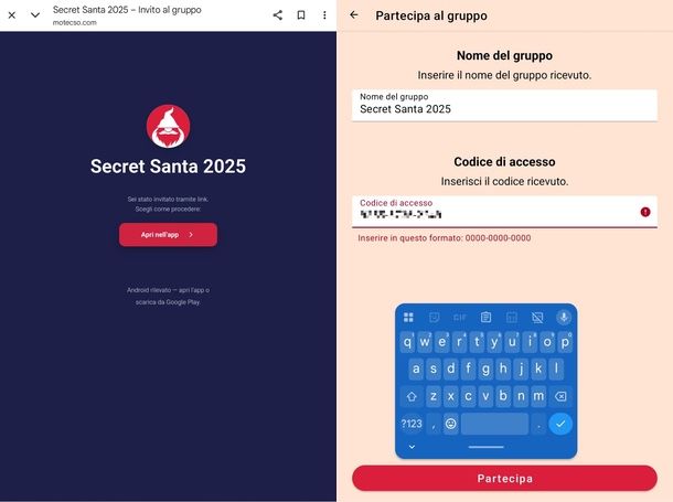 Babbo Natale Segreto partecipare
