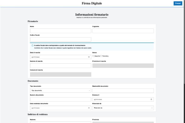 Come apporre firma One Shot su Aruba Certified Platform
