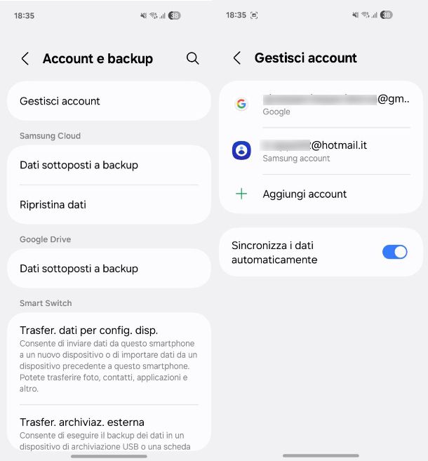 Operazioni preliminari