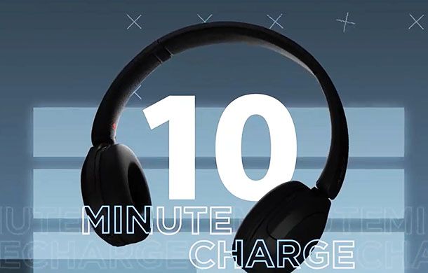 Ricarica rapida cuffie