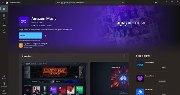 Scaricare Amazon Music Windows