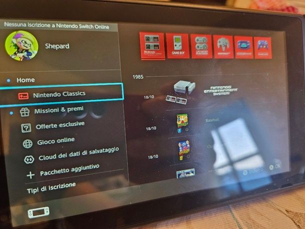 Come scaricare giochi gratis Nintendo Switch
