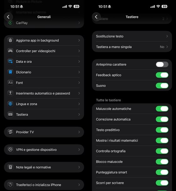 Mettere correttore automatico WhatsApp tastiera iOS