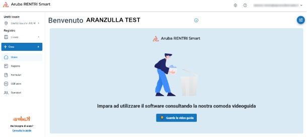 Creazione di registro di carico e scarico