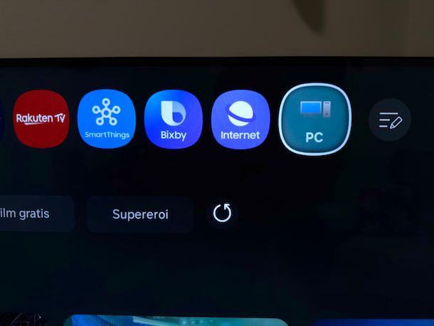 Cambiare sorgente Smart TV Samsung