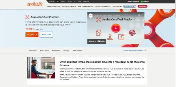 Cosa è Aruba Certified Platform