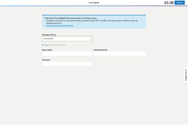 Come apporre firma One Shot su Aruba Certified Platform