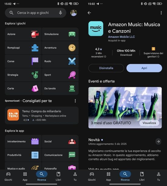 Scaricare Amazon Music Android