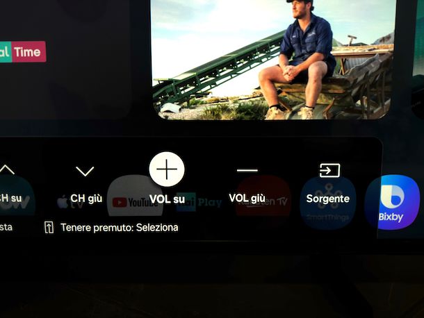 Tasto fisico Smart TV Samsung