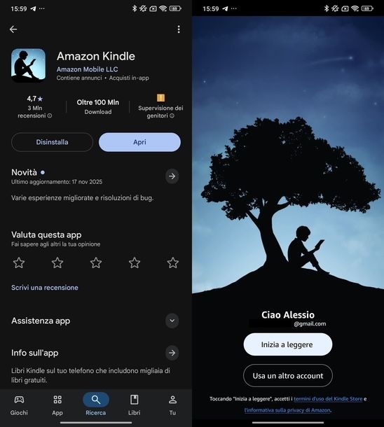 Scaricare Amazon Kindle Android