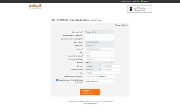 Come attivare Aruba Certified Platform