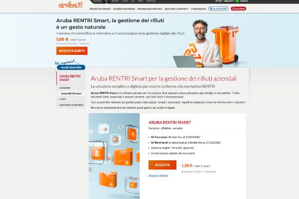 Cosa è Aruba RENTRI Smart