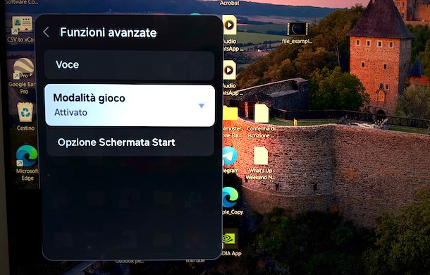 Attivare Modalità gioco Smart TV Samsung
