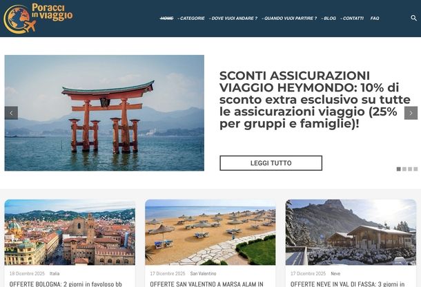 Poracci in viaggio sito