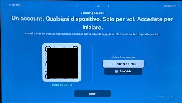 Login account Samsung