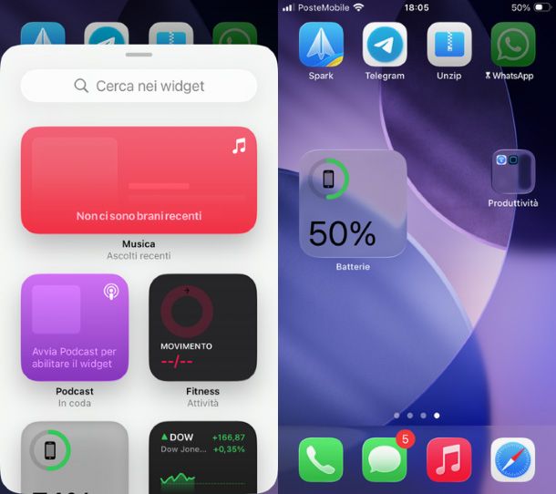 Personalizzazione schermata Home iOS