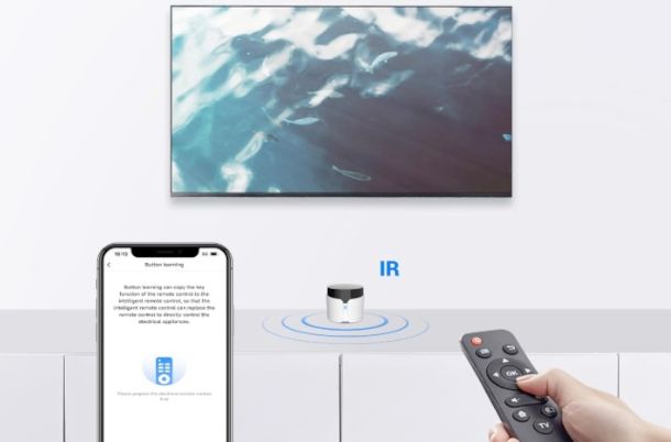 funzione di apprendimento manuale BroadLink
